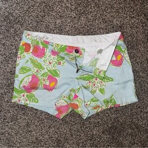 Lilly Pulitzer The Callahan Women's Floral Shorts - Blue and Pink | 12